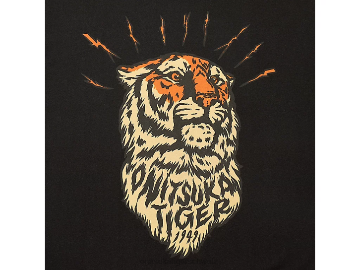 Onitsuka Tiger Grafik-T-Shirt unisex Schwarz 8X88395 Kleidung