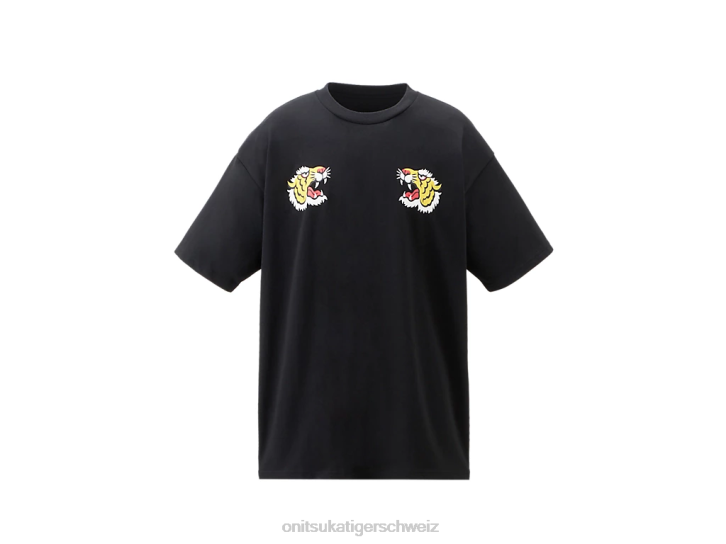 Onitsuka Tiger Grafik-T-Shirt unisex Schwarz 8X88400 Kleidung