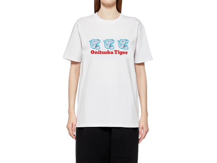 Onitsuka Tiger Grafik-T-Shirt unisex Weiß 8X88390 Kleidung