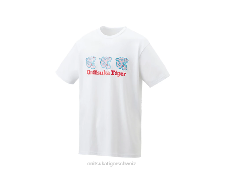 Onitsuka Tiger Grafik-T-Shirt unisex Weiß 8X88390 Kleidung