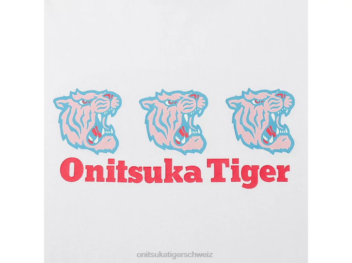 Onitsuka Tiger Grafik-T-Shirt unisex Weiß 8X88390 Kleidung