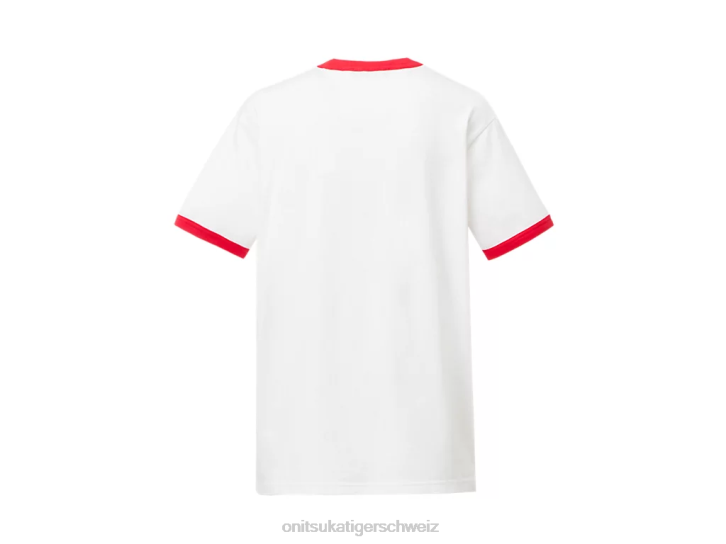 Onitsuka Tiger Grafik-T-Shirt unisex Weiß 8X88469 Kleidung