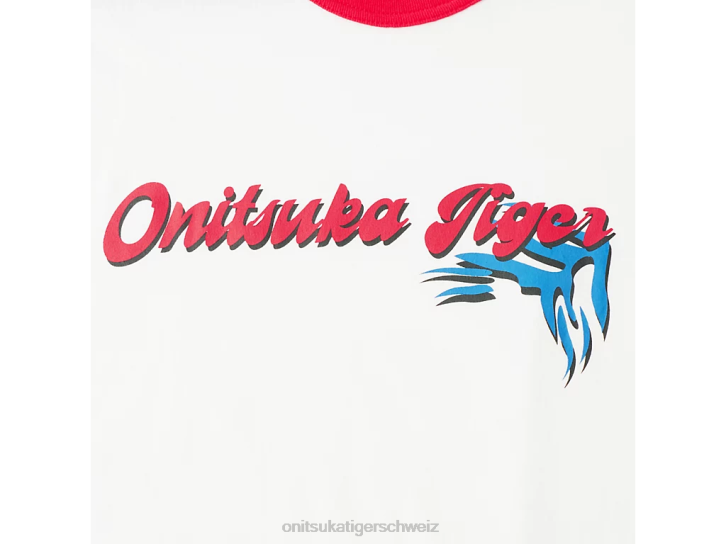 Onitsuka Tiger Grafik-T-Shirt unisex Weiß 8X88469 Kleidung
