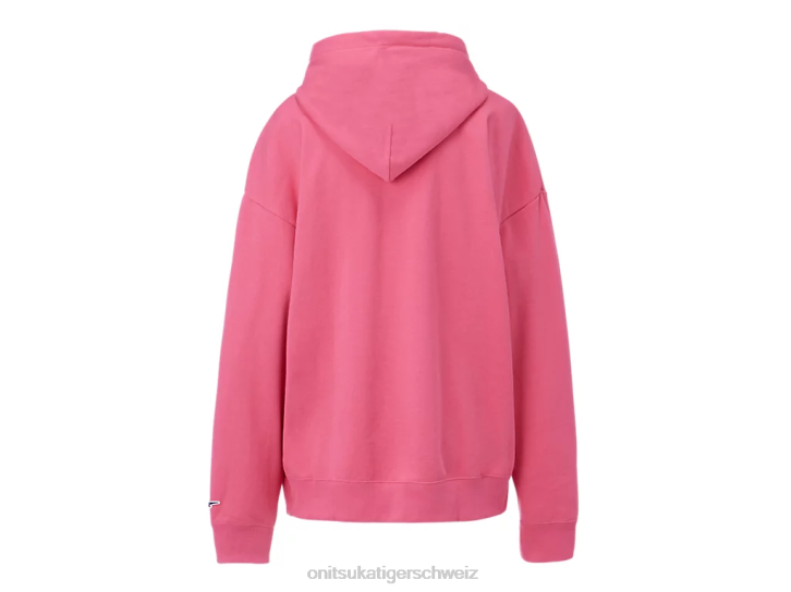 Onitsuka Tiger Hoodie-Oberteil unisex Rosa 8X88476 Kleidung