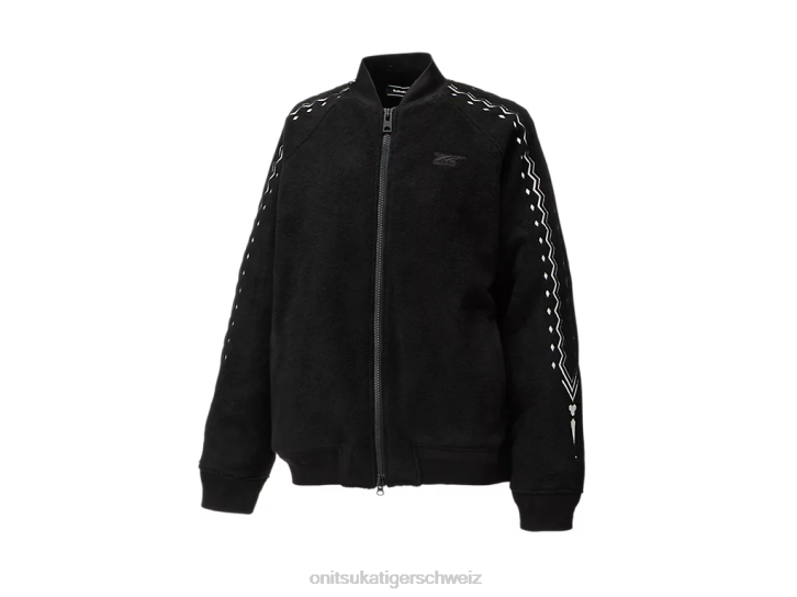 Onitsuka Tiger Jacke Männer Schwarz-Weiss 8X88447 Kleidung