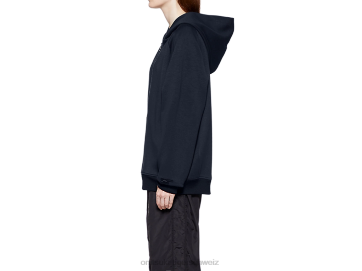 Onitsuka Tiger Kapuzenpullover mit Reißverschluss Männer Marine 8X88457 Kleidung