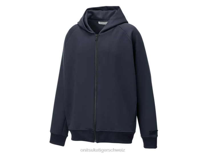 Onitsuka Tiger Kapuzenpullover mit Reißverschluss Männer Marine 8X88457 Kleidung