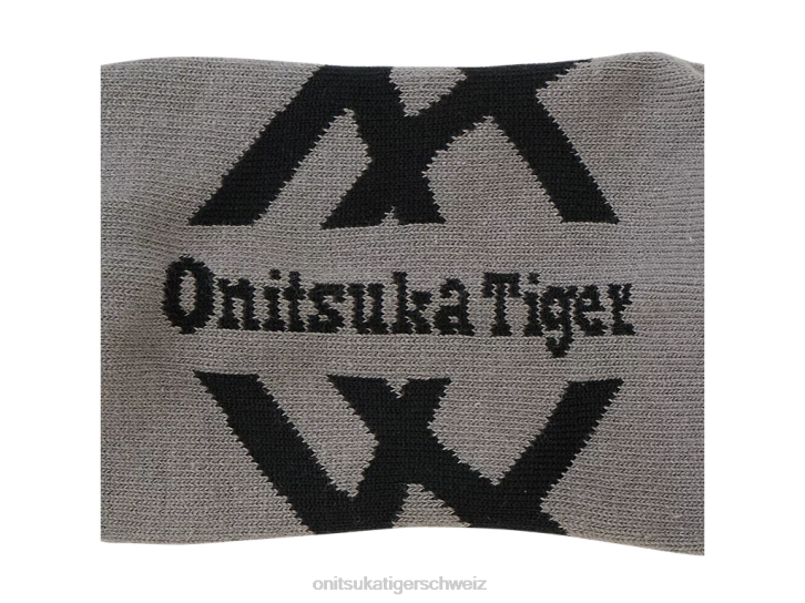Onitsuka Tiger Knöchelsocken unisex grau schwarz 8X88495 Zubehör