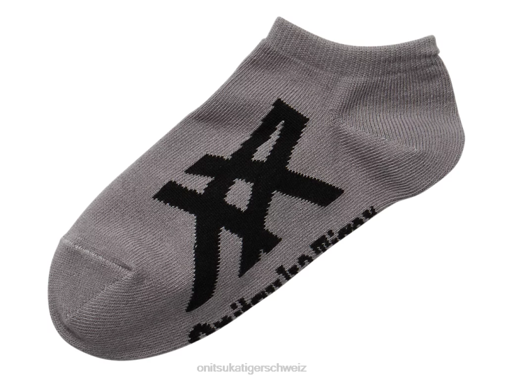 Onitsuka Tiger Knöchelsocken unisex grau schwarz 8X88529 Zubehör