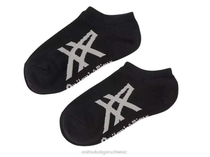Onitsuka Tiger Knöchelsocken unisex schwarz/grau meliert 8X88494 Zubehör