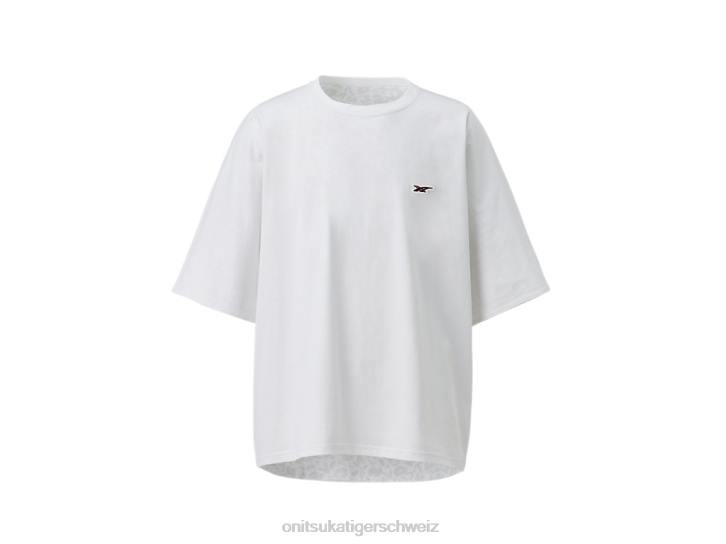 Onitsuka Tiger Kurzarm-Oberteil Männer Weiß 8X88477 Kleidung