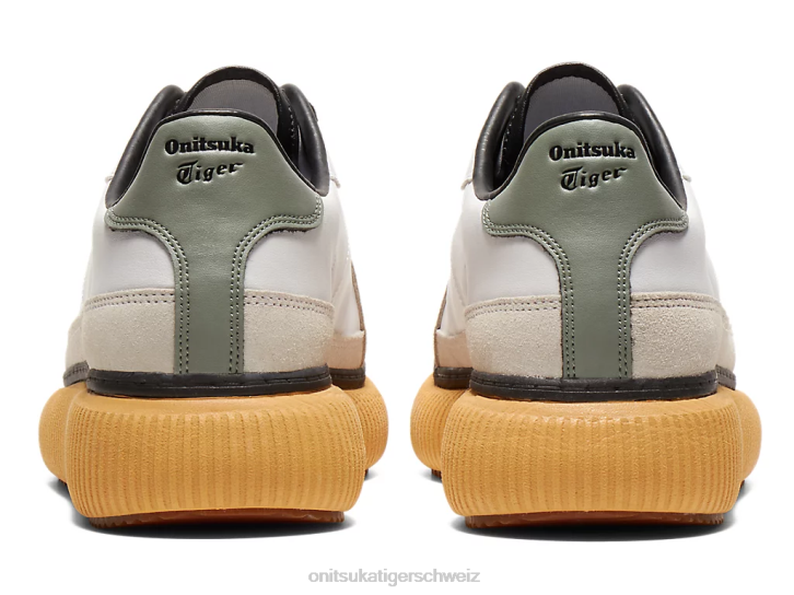 Onitsuka Tiger Köstlichkeit unisex weiß/flechtengrün 8X88536 Schuhe