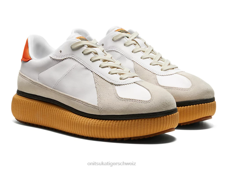 Onitsuka Tiger Köstlichkeit unisex weiß/habanero 8X88537 Schuhe