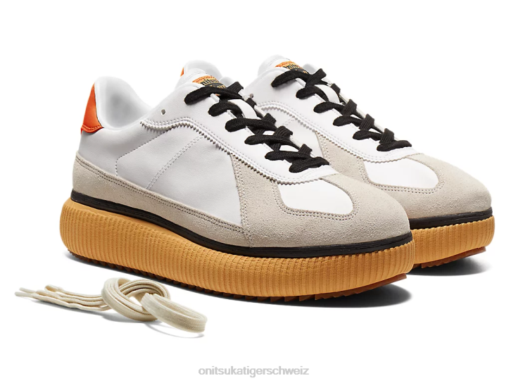 Onitsuka Tiger Köstlichkeit unisex weiß/habanero 8X88537 Schuhe