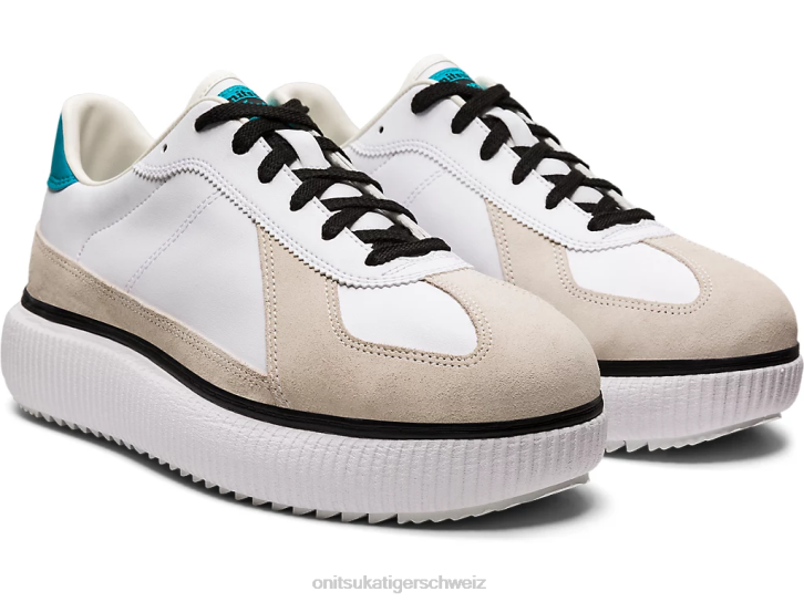 Onitsuka Tiger Köstlichkeit unisex weiß/lagune 8X88337 Schuhe