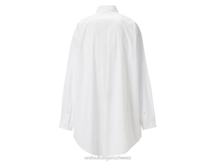 Onitsuka Tiger LS-Shirt Männer Weiß 8X88409 Kleidung