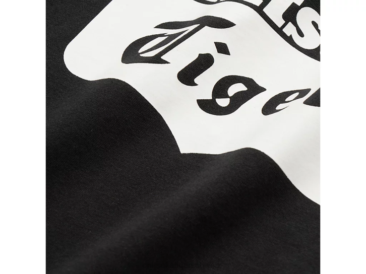 Onitsuka Tiger Logo-T-Shirt unisex Schwarz-Weiss 8X88407 Kleidung