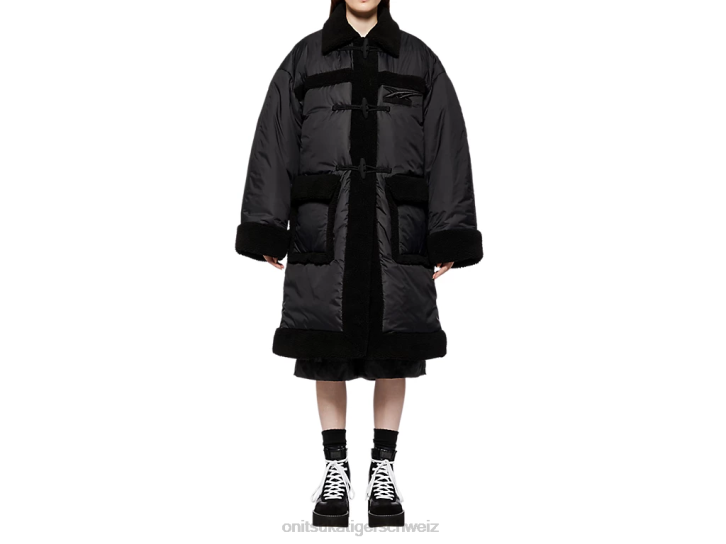 Onitsuka Tiger Mantel Männer Schwarz 8X88422 Kleidung