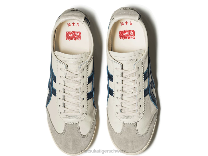 Onitsuka Tiger Mexiko 66 Deluxe Frauen Birke/Indigoblau 8X88533 Schuhe
