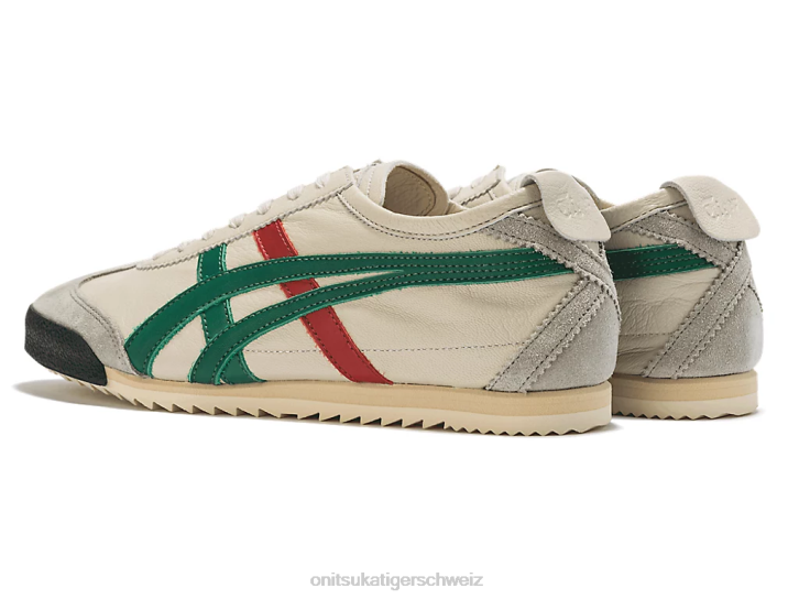 Onitsuka Tiger Mexiko 66 Deluxe Frauen creme/grün 8X88532 Schuhe