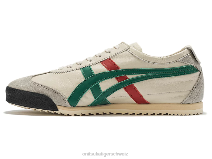 Onitsuka Tiger Mexiko 66 Deluxe Frauen creme/grün 8X88532 Schuhe