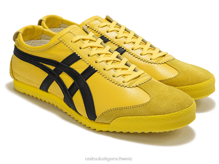 Onitsuka Tiger Mexiko 66 Deluxe Männer Tai Chi gelb/schwarz 8X8823 Schuhe