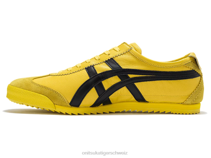 Onitsuka Tiger Mexiko 66 Deluxe Männer Tai Chi gelb/schwarz 8X8823 Schuhe