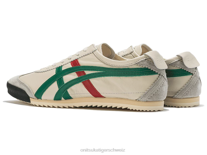 Onitsuka Tiger Mexiko 66 Deluxe Männer creme/grün 8X8824 Schuhe
