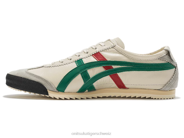 Onitsuka Tiger Mexiko 66 Deluxe Männer creme/grün 8X8824 Schuhe