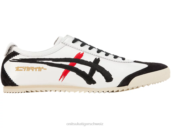 Onitsuka Tiger Mexiko 66 Deluxe Männer weiß schwarz 8X88135 Schuhe