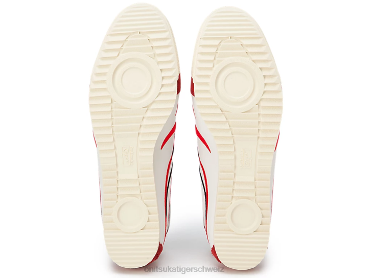 Onitsuka Tiger Mexiko 66 Deluxe Männer weiß/klassisches rot 8X88140 Schuhe