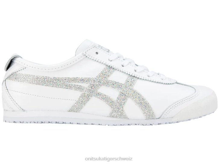 Onitsuka Tiger Mexiko 66 Frauen Weißsilber 8X88134 Schuhe