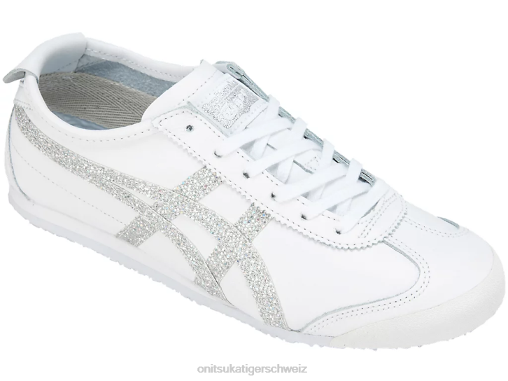 Onitsuka Tiger Mexiko 66 Frauen Weißsilber 8X88134 Schuhe