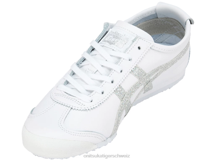 Onitsuka Tiger Mexiko 66 Frauen Weißsilber 8X88134 Schuhe