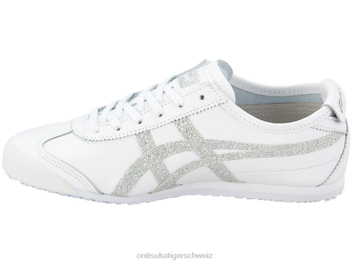 Onitsuka Tiger Mexiko 66 Frauen Weißsilber 8X88134 Schuhe