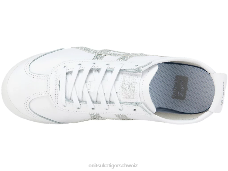 Onitsuka Tiger Mexiko 66 Frauen Weißsilber 8X88134 Schuhe