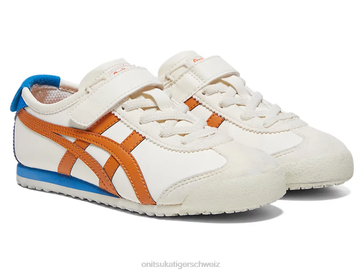 Onitsuka Tiger Mexiko 66 Kinder Creme/Rostorange 8X88618 Schuhe