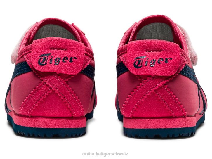 Onitsuka Tiger Mexiko 66 Kinder Rosa Cameo/Makoblau 8X88647 Schuhe