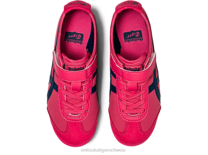 Onitsuka Tiger Mexiko 66 Kinder Rosa Cameo/Makoblau 8X88647 Schuhe