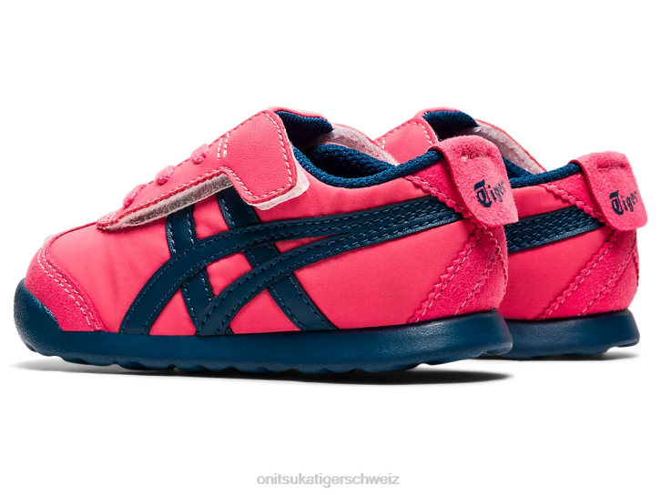 Onitsuka Tiger Mexiko 66 Kinder Rosa Cameo/Makoblau 8X88648 Schuhe
