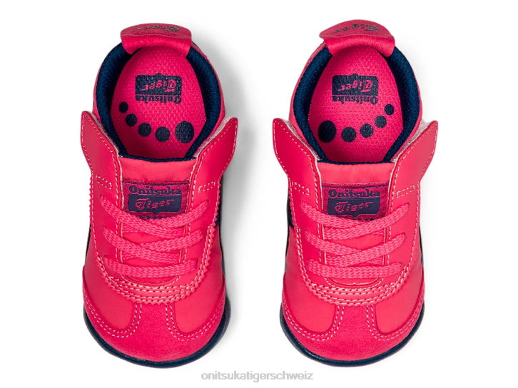 Onitsuka Tiger Mexiko 66 Kinder Rosa Cameo/Makoblau 8X88648 Schuhe