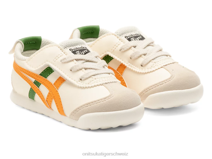 Onitsuka Tiger Mexiko 66 Kinder Sahne/Zitrusfrucht 8X88623 Schuhe
