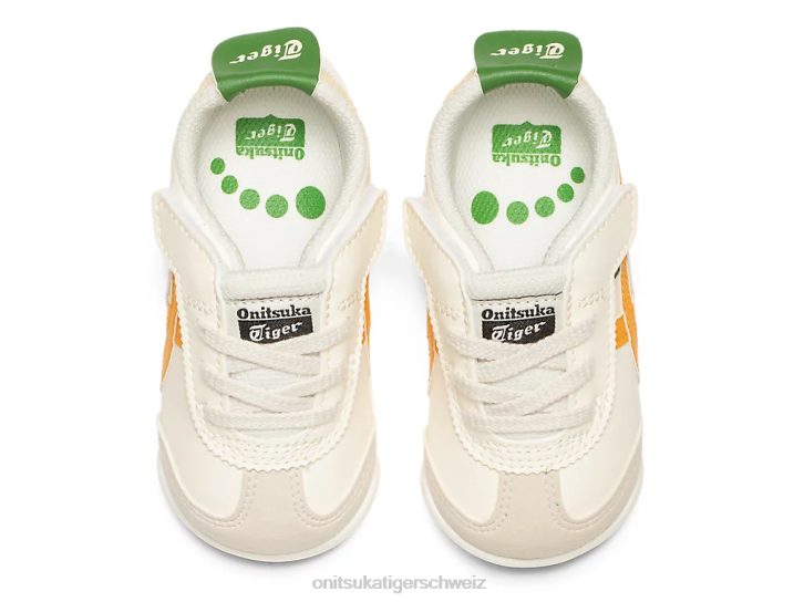 Onitsuka Tiger Mexiko 66 Kinder Sahne/Zitrusfrucht 8X88623 Schuhe