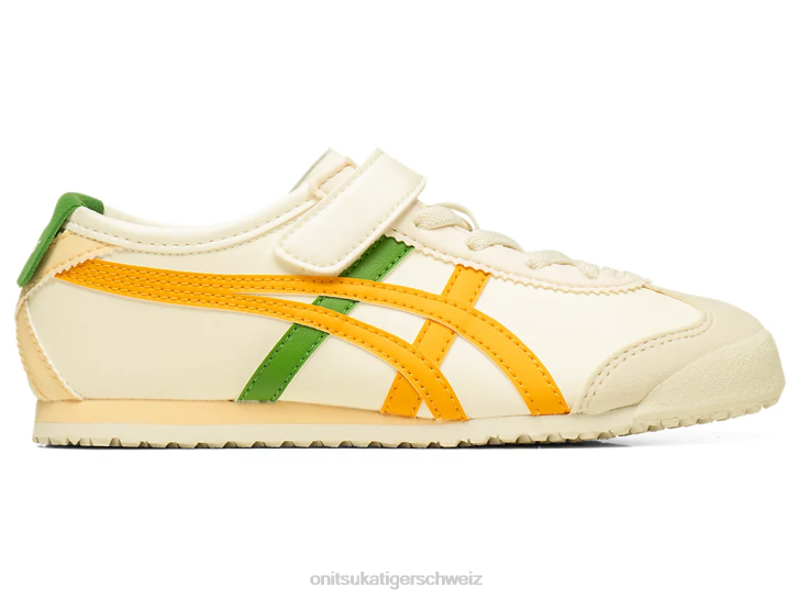 Onitsuka Tiger Mexiko 66 Kinder Sahne/Zitrusfrucht 8X88626 Schuhe