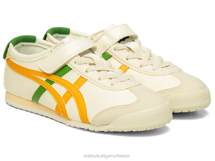 Onitsuka Tiger Mexiko 66 Kinder Sahne/Zitrusfrucht 8X88626 Schuhe