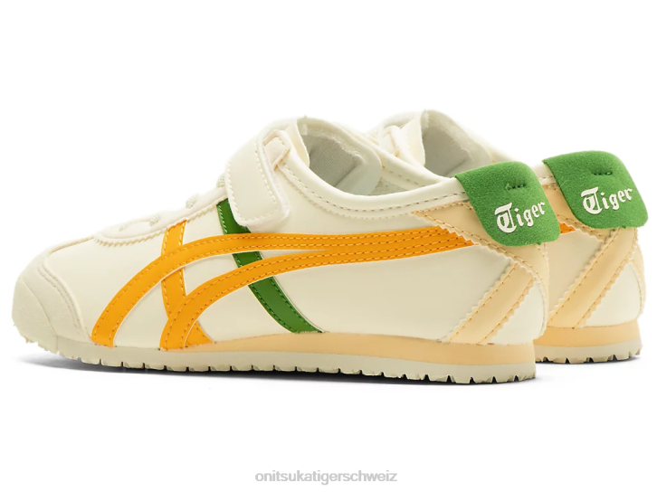 Onitsuka Tiger Mexiko 66 Kinder Sahne/Zitrusfrucht 8X88626 Schuhe