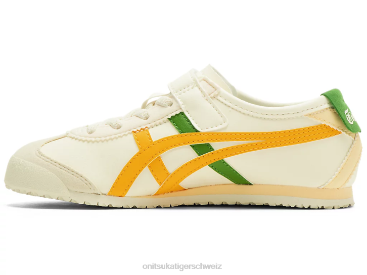 Onitsuka Tiger Mexiko 66 Kinder Sahne/Zitrusfrucht 8X88626 Schuhe