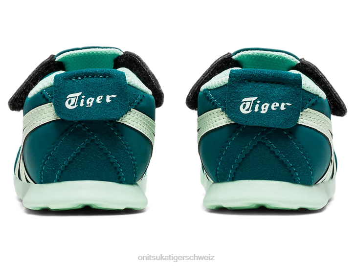 Onitsuka Tiger Mexiko 66 Kinder Samt-Kiefern-/Mint-Tönung 8X88643 Schuhe