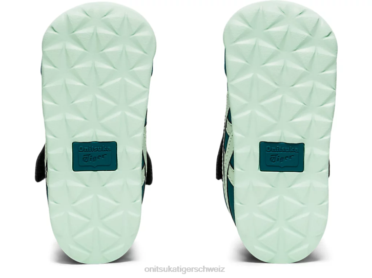 Onitsuka Tiger Mexiko 66 Kinder Samt-Kiefern-/Mint-Tönung 8X88643 Schuhe