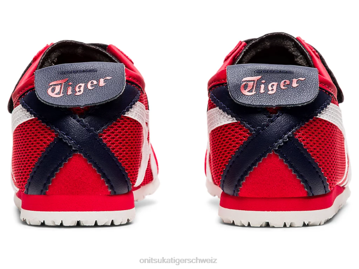 Onitsuka Tiger Mexiko 66 Kinder klassisches Rot/Weiß 8X88645 Schuhe